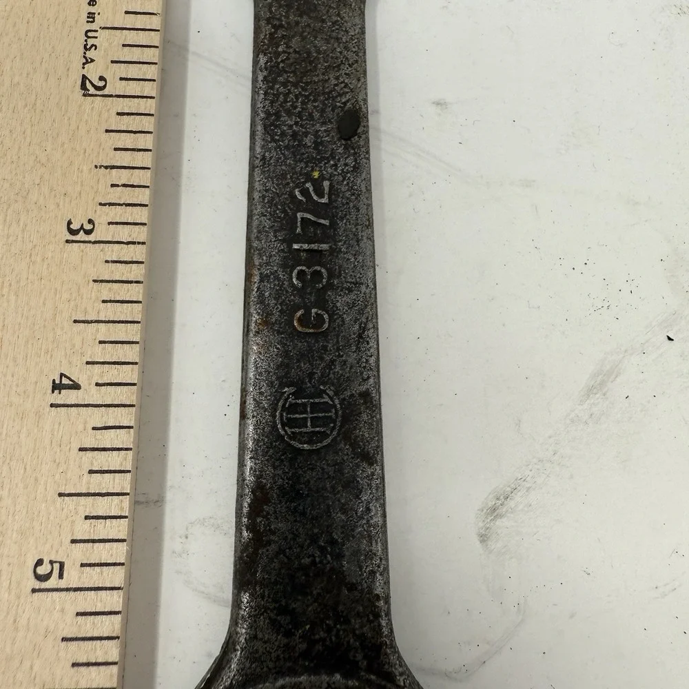 IHC WRENCH # G-3172 , DBL OPEN END WRENCH IHC, VINTAGE INTERNATIONAL HARVESTER